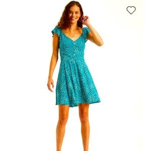 NWT Billabong forever yours dress (green)